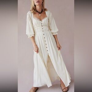 Free People Magdalia Maxi Dress NWOT
